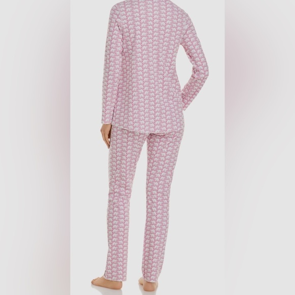 Roller Rabbit NWT Hathi Pink‎ Elephants Long Sleeved Pajamas Size XL - Picture 2 of 3